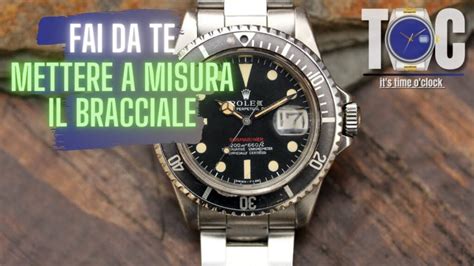 come regolare cinturino rolex|Come regolare alla giusta misura il BRACCIALE di un orologio .